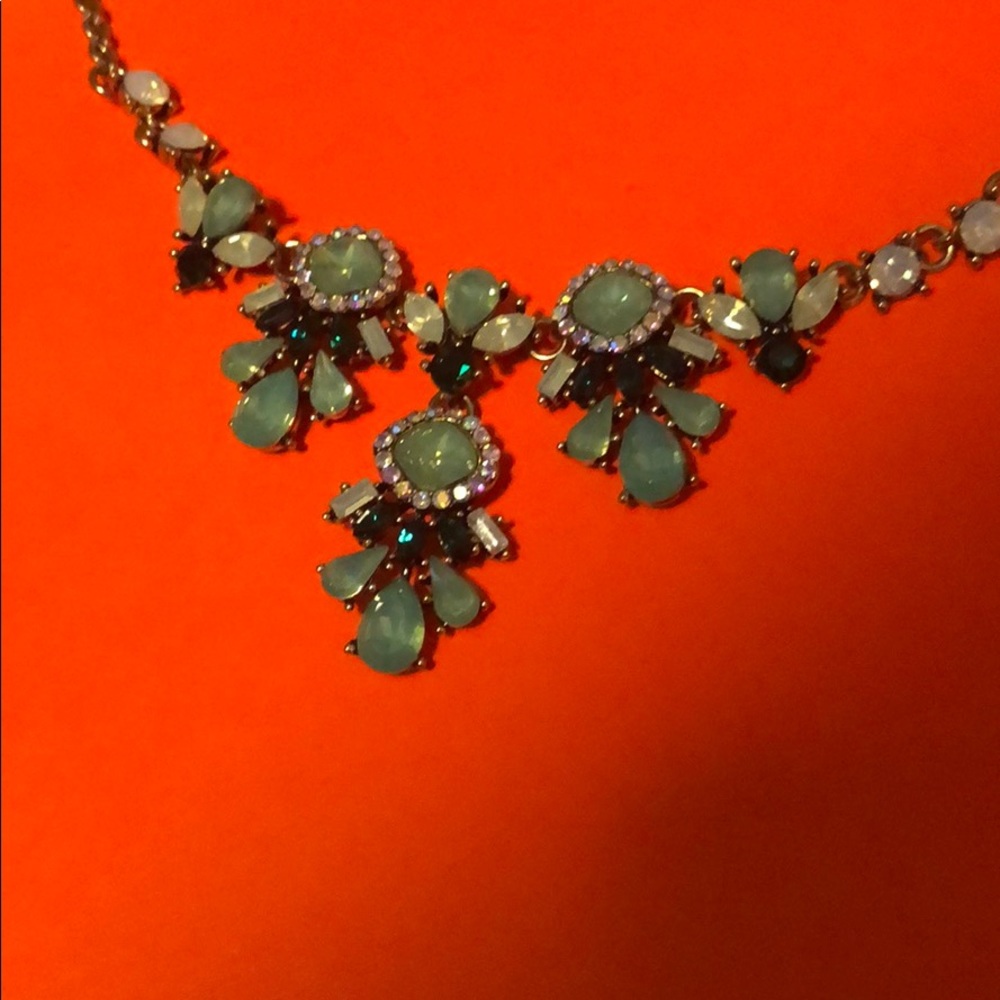 Mint gemstone necklace